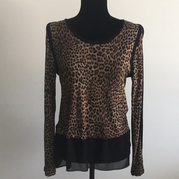 Michael Kors Leopard Top - Picture 1 of 9